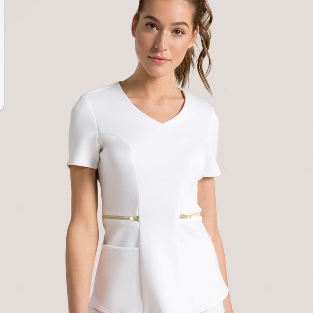 Zipper waist top xs